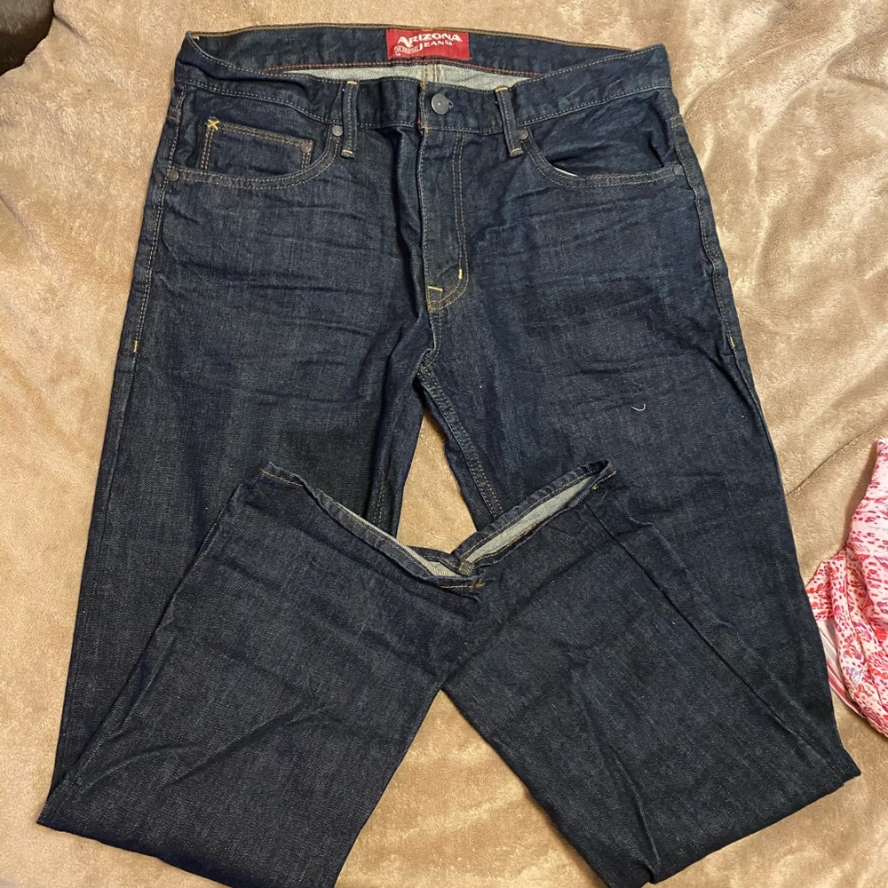Straight leg jeans